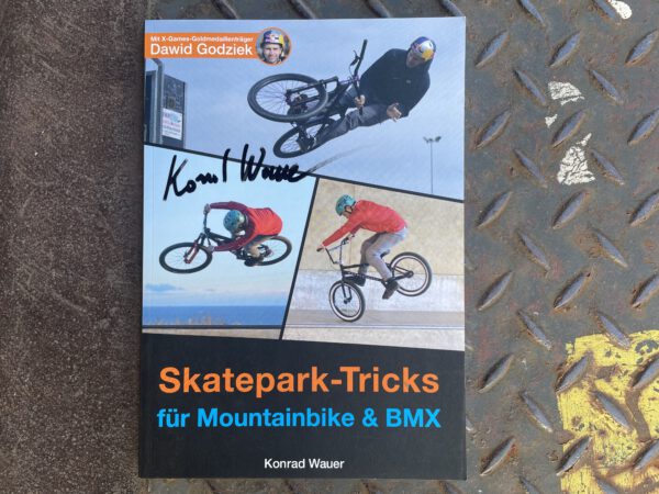 Skateparktricks - Buch mit Autogramm von Konrad Wauer